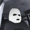 Универсальный чехол для подголовника автомобильного сиденья Балаклава с 3 отверстиями, полное покрытие, Хэллоуин, Рождество, забавное украшение для автомобиля
