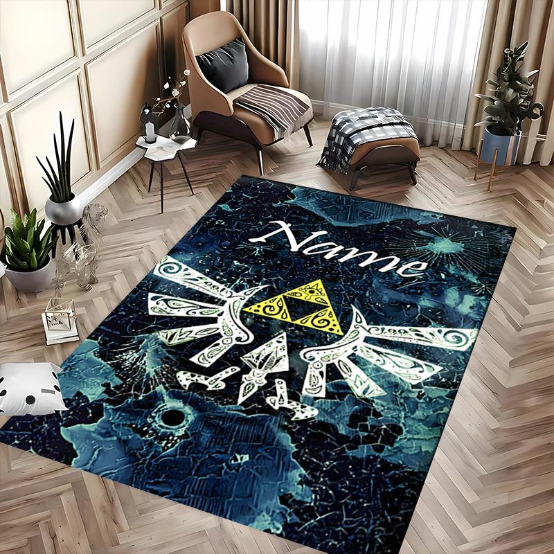 Custom personalization The Legend of Zelda Breath of the Wild Area Rug - Perfect For Kitchen, Bathroom,Laundry Room Decor Large Size Available,Gift Al