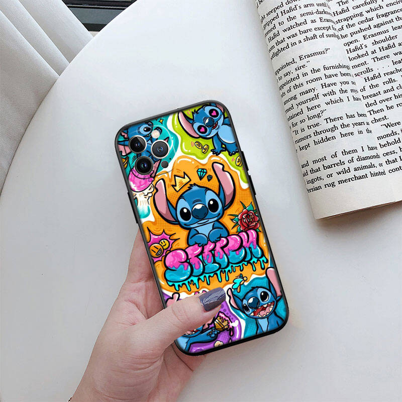 MH84 Чехол для телефона Lilo Stitch для iPhone 7 8 11 12 13 14 15 16 17 16E XS Pro Max XR X SE Air