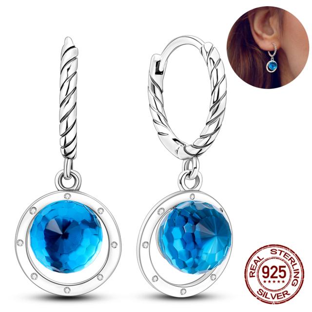 Настоящие 100% стерлингового серебра 925 пробы, цветы, сверкающие серьги-бабочки для женщин, модный бутик ювелирных изделий, вечерние, свадебный подарок, новинка 2023 года