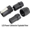 ENSGPY LED Stage Screen Waterproof Power Plug for Aviation Industry Control