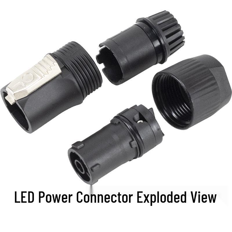 ENSGPY LED Stage Screen Waterproof Power Plug for Aviation Industry Control