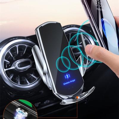 Автомобильная беспроводная зарядка с вращением на 360° Автоматический зажим Быстрая зарядка Держатель для телефона для iPhone 16 15 14 13 Samsung Galaxy
