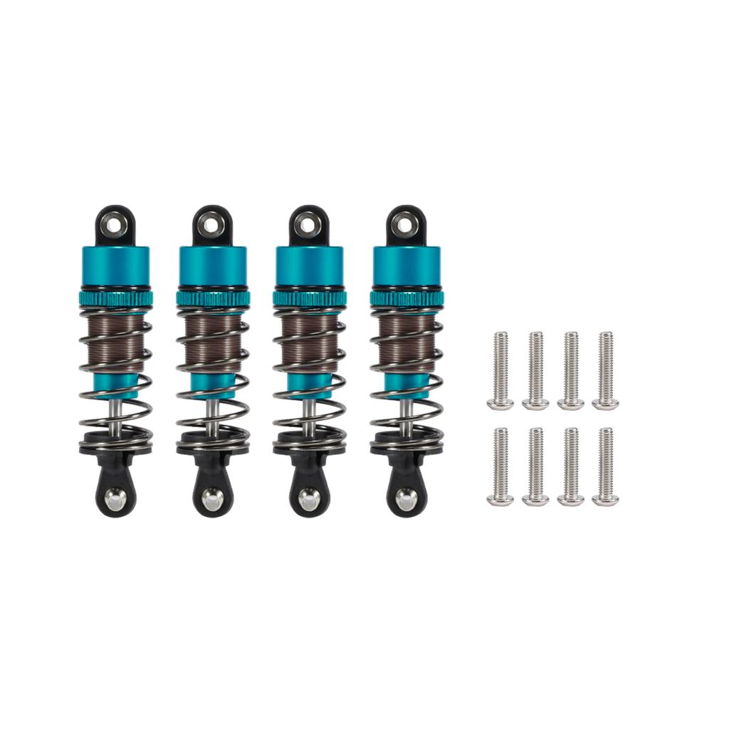 4Pcs 52mm-120mm RC Car Shock Absorber for 1/10 RC Monster Trucks Buggy Truggy On-Road Touring Drift Cars LC Racing Upgrade Parts