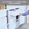 [.co.jp Exclusive] Tenma Fits Case Advance Storage Box, 45cm Wide x 55cm Deep x 20cm High, Closet Storage Case, Sagging-Resistant Clothing Case, Made