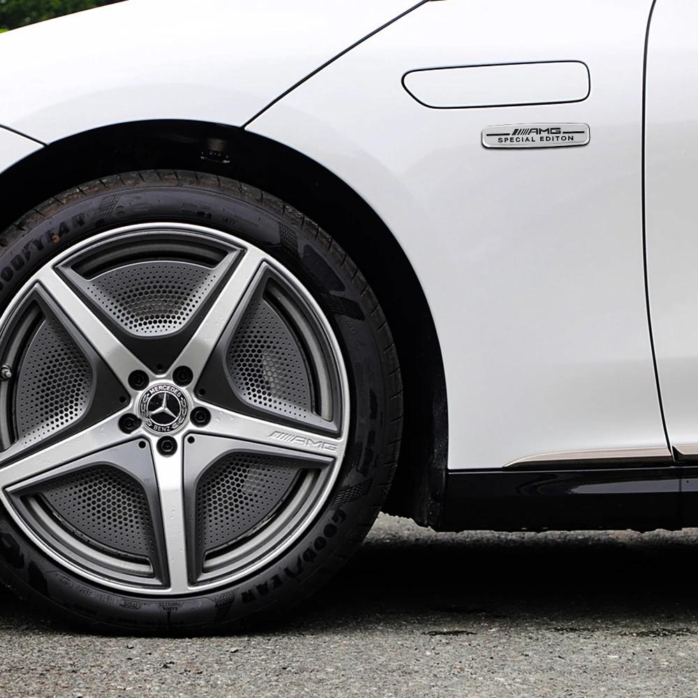 GLC GLB 1pc ABS Plastic Emblem Letters Sticker Car Rear Trunk Body Badge Decal For Benz AMG A B C E G CLA C63 C63S E53 W176 Aut