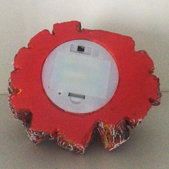 Ночник, реалистичный настольный орнамент, многоразовый креативный имитация древесного угля, светодиодный светильник пламени для двора