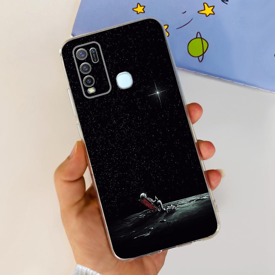 Чехол для Vivo Y30 Чехол для Vivo Y50 1935 1938 Новый Модный Расписной Чехол Прозрачный Силиконовый Мягкий ТПУ Чехол для Телефона Для Vivo Y50 Y 30 VivoY50 Сумки