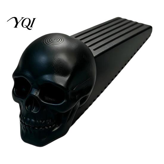 3D Printed Door Wedge Halloween Skull Stopper, Plastic Wedge, Non Slip Office Protector Base, Decorative Stop for Home Gothic Room Accessory