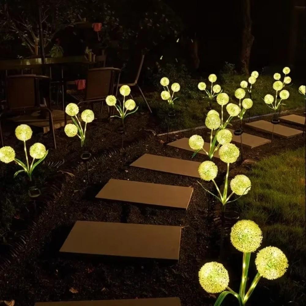 Waterproof Dandelion Lights Solar Powered Solar Yard Lights New Solar Outdoor Lights