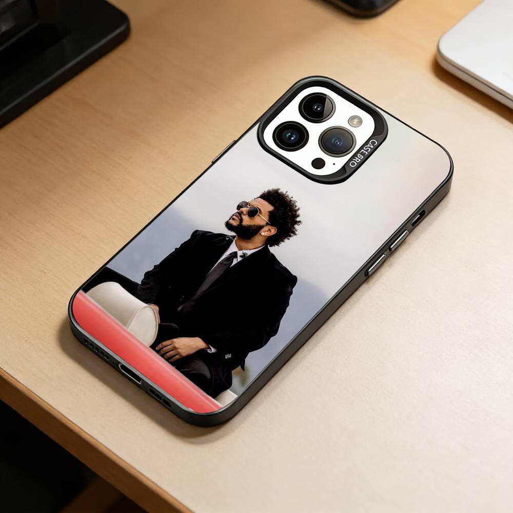Певец-The W-Weeknd XO Чехол для телефона для iPhone 17,16,15,14,13,12,11 Plus,Pro Max,XS,Цветной Серебристый Черный Чехол