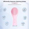 Pore Cleaning Face Washing Beauty Instrument Ultrasonic Vibration Silicone Face Cleanser Electric Face Washing Brush Face Washing Instrument