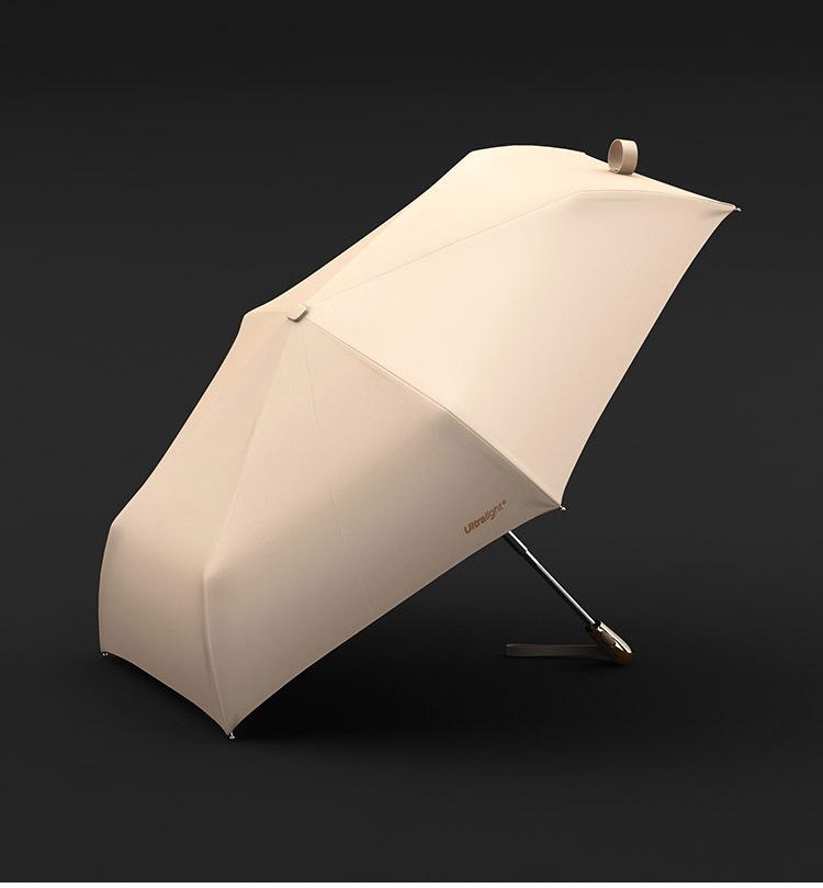 OLYCAT Dual-Purpose Automatic Umbrella: Sunshade & Rain Protection, Anti-Ultraviolet, Three-Fold Design.
