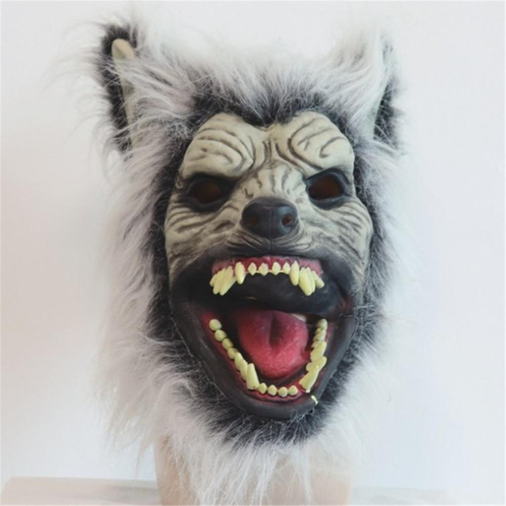 Lighted Wolf Head Mask With Claws For Halloween Costume And Cosplay