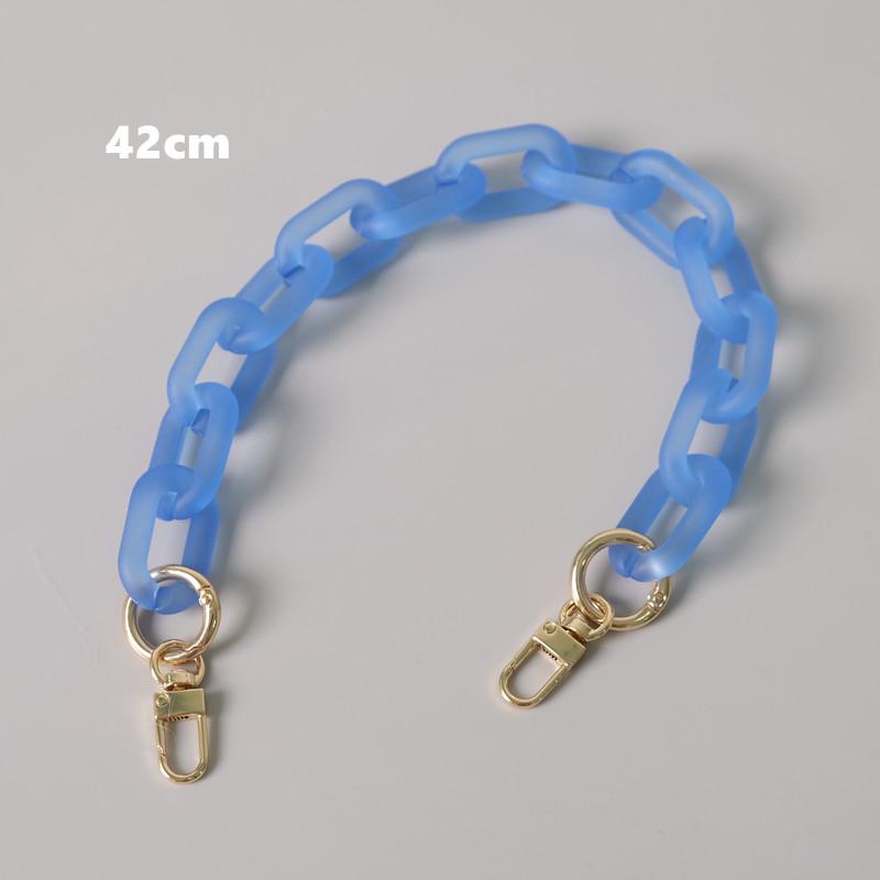 Новая модная женская сумка, аксессуар, съемные детали, сменная цепочка, милый матовый ремешок, женская акриловая цепочка на плечо с ручкой