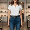 PU Leather Punk Style Belt Needle Buckle Rivet Decorative Belt Women's Waist Belt  for Women's Wear
