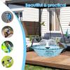 Подвесная поилка для птиц Фонтанчик Кормушка для колибри Водяной фонтан DIY Фонтан для водного ландшафта Садовое украшение для патио на открытом воздухе