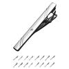 Men's Metal Simple Necktie Tie Clip Clamp Pin Stickpin Business Wedding Suit