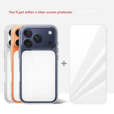 Прозрачный магнитный чехол для Apple IPhone17 Pro Max Чехол с управлением AI-камерой для беспроводной зарядки MagSafe Прозрачный защитный чехол