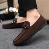 Spring and Summer Doudou Shoes Men's One-pedal Casual Breathable Lazy Foot Set Trend Versatile Work Cloth Shoes