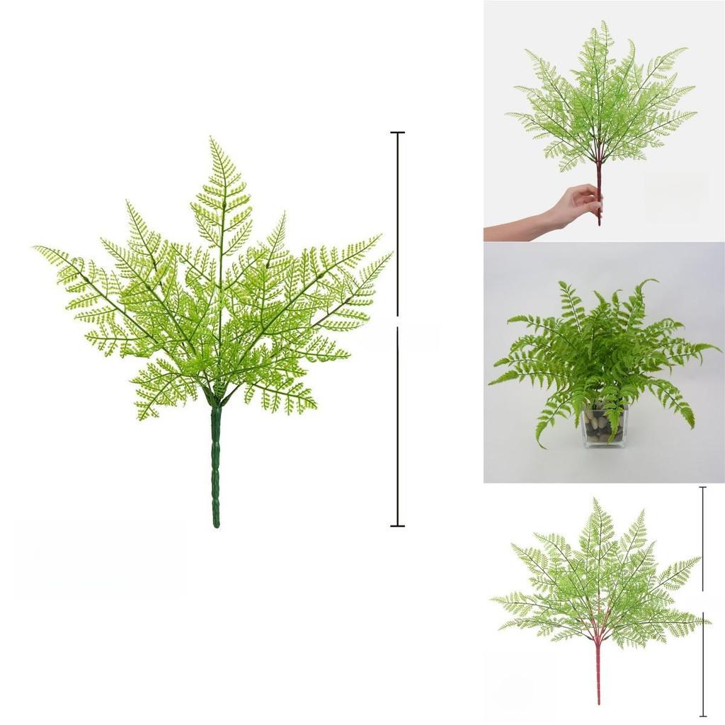 Набор декоративных растений из искусственного папоротника орляка (Pteridium Aquilinum Var Latiusculum) с реалистичной текстурой листьев для садовой фотографии и домашнего декора