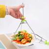 Stainless Steel Anti Scalding Steaming Plate Clip Vegetable Clamp Household Kitchen Tool Plate Lifting Device Anti Slip Sand Pot Triangular Clip