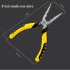 6-Inch Multifunctional Mini Pliers with Spring, Small Pointed Nose, Electrician Hand Tool