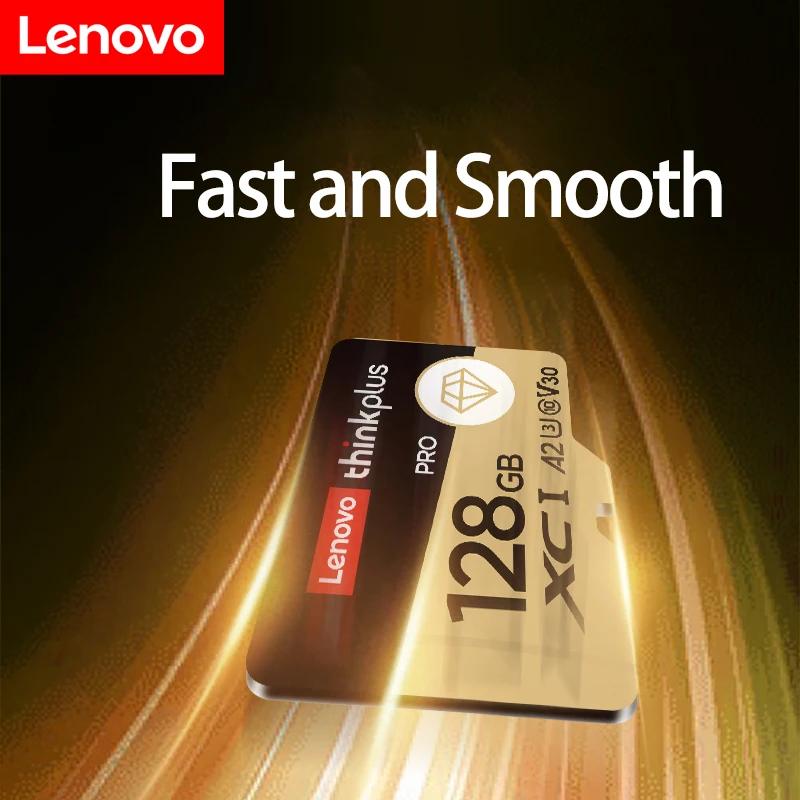 Lenovo Карта памяти Micro SD 128 ГБ 64 ГБ до 130 МБ SD Карта памяти U3 4K V30 A2 TF Карта 256 ГБ Flash Карта MicroSD Электронный продукт ПК