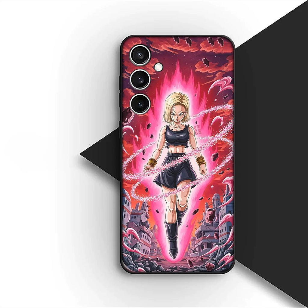Android 18 Dragon Goku Ball Z Cover for Motorola Moto Edge 70 60 Fusion NEO Pro G Stylus G56 G96 G04 G05 20 Coque Phone Case