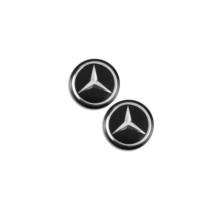 GLC GLB 14 мм Наклейки-эмблемы на ключ автомобиля Аксессуары Для Mercedes Benz AMG E S C A B Класса GLE GLS CLS GLC CLA GLA GLK GLB W205 W20