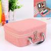 2020NEW Fashion Cosmetic Makeup Box Case Toiletry Organizer Storage Handbag with Mirror Pattern