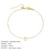 EMANCO DIY Alphabet Bracelet Stainless Steel Jewelry Wholesale Simple Gold-Plated Accessories Factory Direct Sales