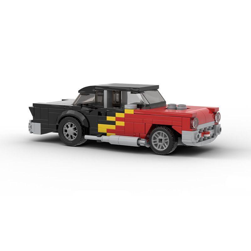 MOC-36411 Совместимо с Строительными Блоками Синий Снежный Костюм Matchbox Ретро Винтажный Автомобиль Сборка Образовательные Игрушки Для Детей
