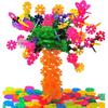 Plum Blossom 3D Snowflake Interlocking Building Blocks - Educational Rotating Toy