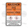 Биологическая опасность Металлическая табличка Hazchem Станция SDS Табличка Сельскохозяйственная химическая безопасность Пестицид Сжиженный нефтяной газ Бензин Дизельное топливо Этанол Предупреждение UN 1202