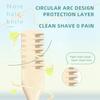 Multi 360° Nose Hair Trimmer 2 in 1 Design Can Be Used for Nose Hair Trimming Tail Can Be Used for Ear Cleaning Removal Scraper
