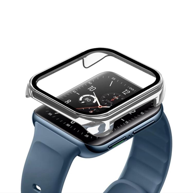 For OPPO Watch 2 46mm PC + Tempered Glass Watch Protective Case
