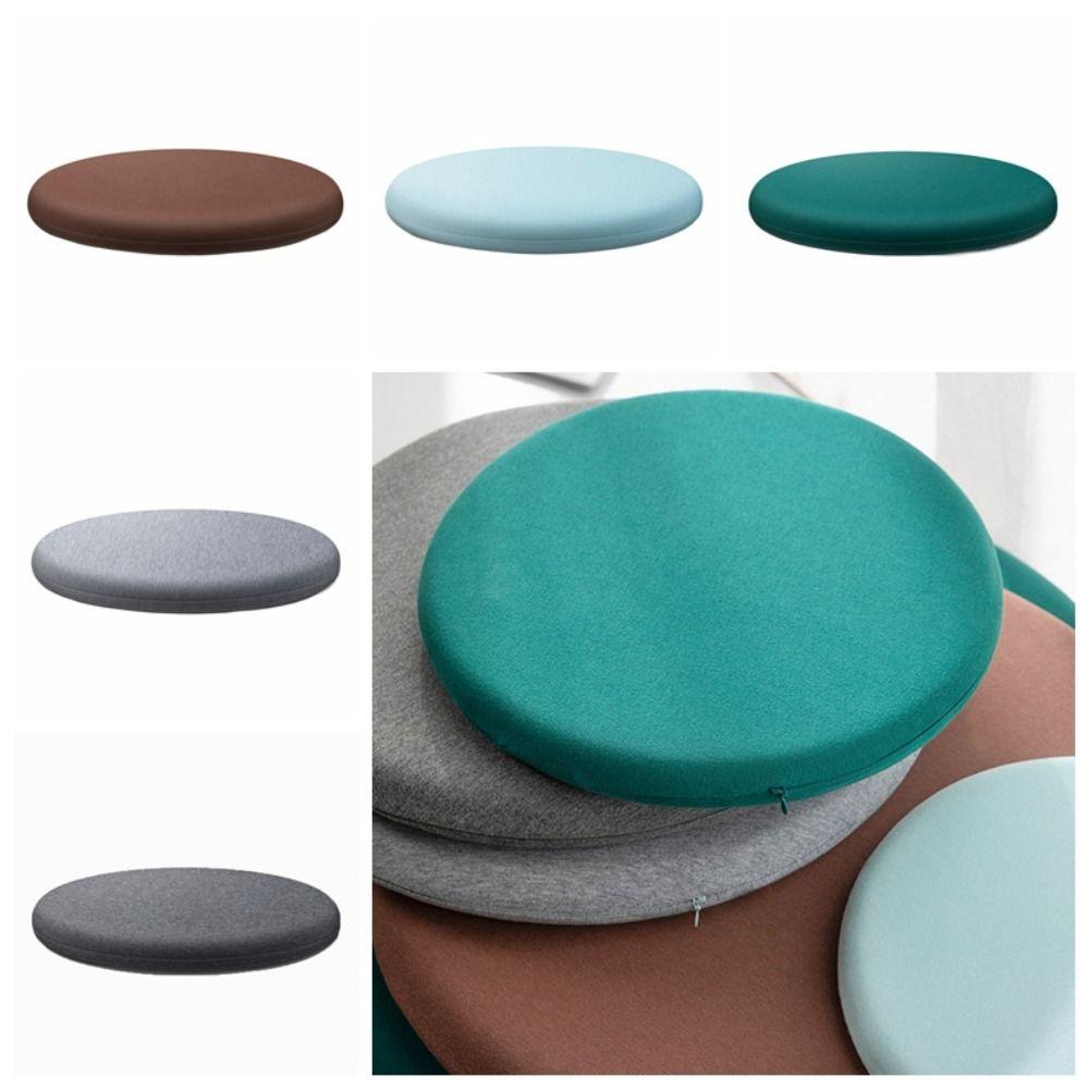 Мягкая круглая подушка для сиденья, утолщенная подушка для стула, нескользящая подушка для сиденья, домашний декор