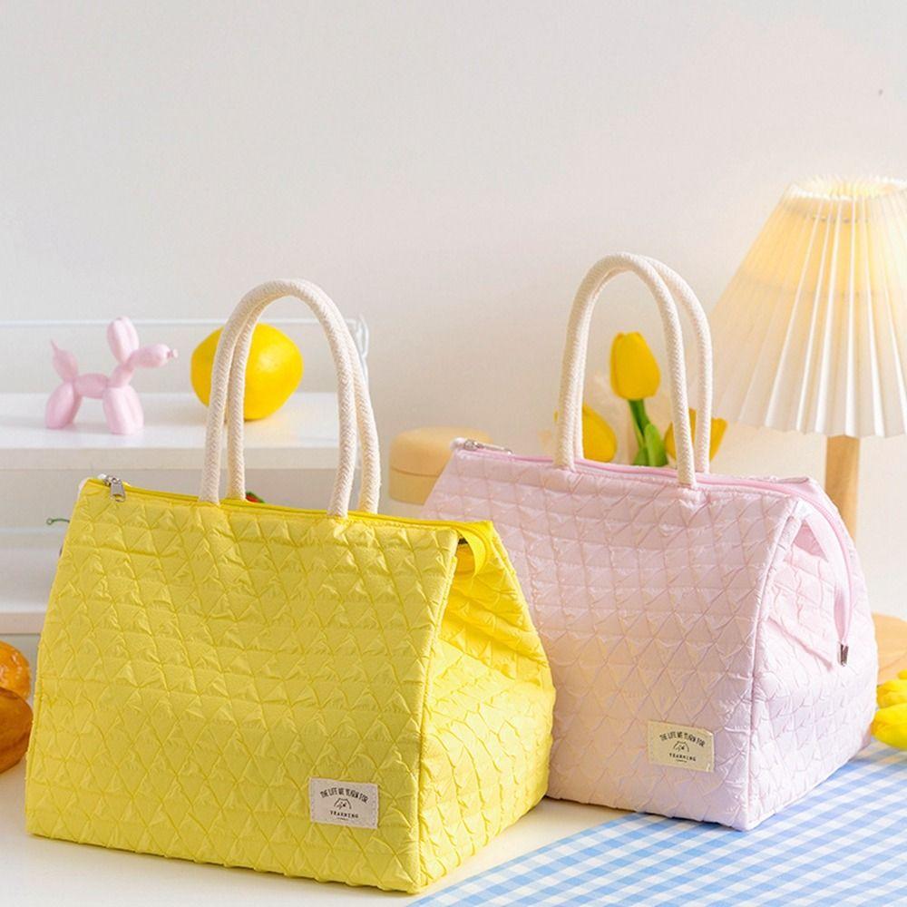 Large Capacity Storage Bags Nylon Meal Bag Grocery Bag Tote Bag Lunch Box Lunch Bag Lunch Organizer