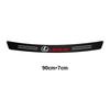 1Pcs Car Styling Rear Bumper Trunk Tail Lip Vinyl Carbon Fiber Stickers For Lexus RX350 GS NX UX RX300 CT200H GX460 ES IS 250 RX IT8