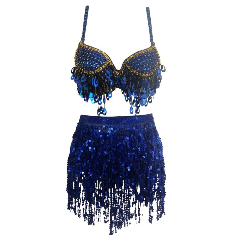 Женский костюм для танца живота с блестками и кисточками на Хэллоуин, костюм для джазового танца на пилоне, верх и низ