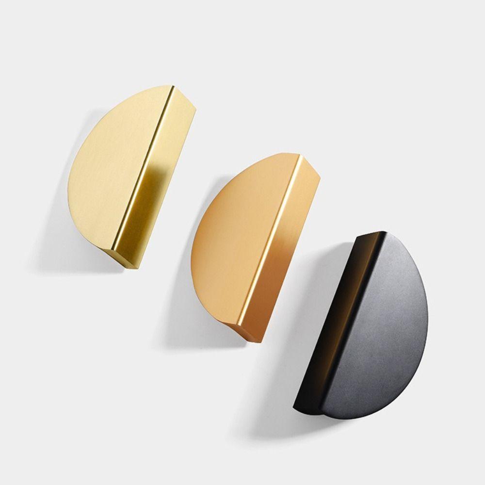 Triangle Shape Furniture Drawer Knob Embedded Wardrobe Handle Hardware Wardrobe Closet