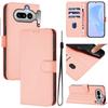 Wallet Case for Phone - Leather/PU, Pink, With Lanyard
