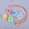 Silicone Ear Plugs Sleep Earplugs Noise Reduction Swimming Earplugs With Rope