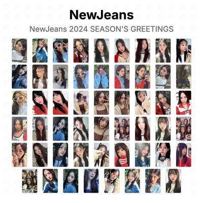 NewJeans ПОЗДРАВЛЕНИЕ С СЕЗОНОМ 2024 Официальная фотокарточка