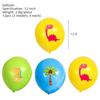 Dinosaur Cartoon Party Birthday Supplies Tableware Plates Cups Banner Tablecloth