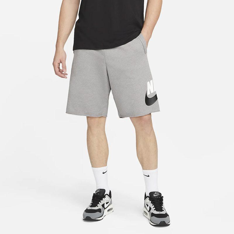 Nike Спортивные шорты мужские серые умеренные DM6817-029