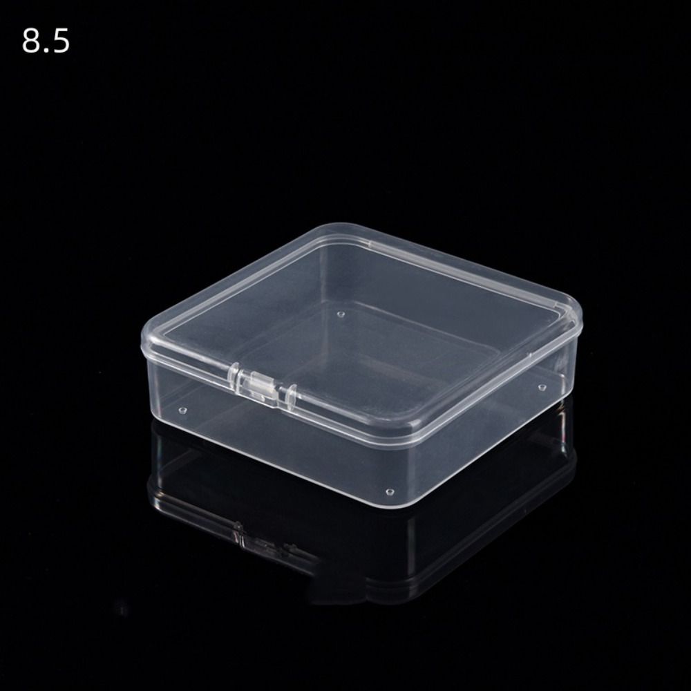 Mini Transparent Organizer Box Transparent Dustproof Storage Boxes Jewelry Storage