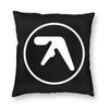 Aphex Twin Винтажная Наволочка Двусторонняя Печать Чехол для Подушки Декор Y2K Чехол Наволочки Гостиная Квадратный 18''