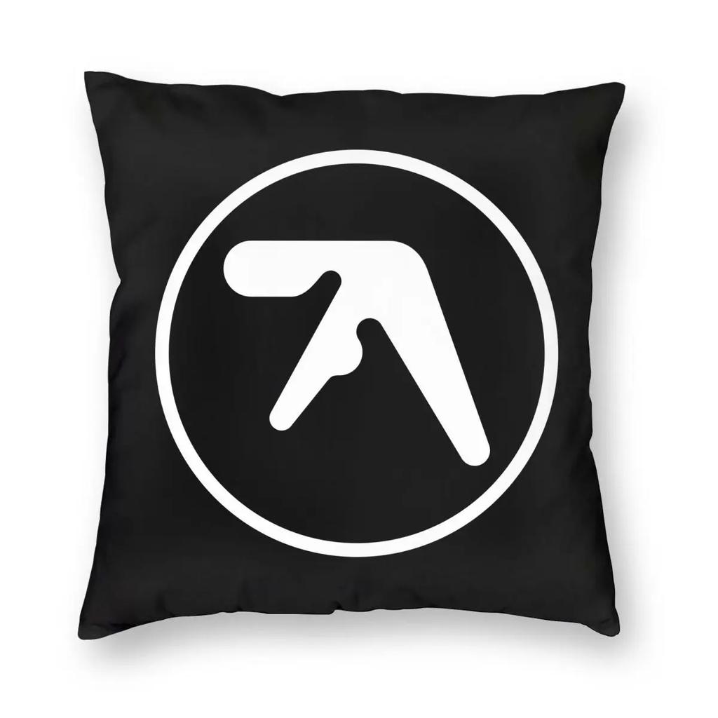 Aphex Twin Винтажная Наволочка Двусторонняя Печать Чехол для Подушки Декор Y2K Чехол Наволочки Гостиная Квадратный 18''